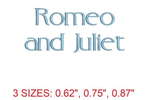 Romeo and Juliet Font: A Seasonal Embroidery Review