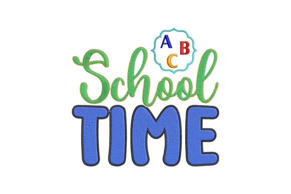 School Time Embroidery Design Review